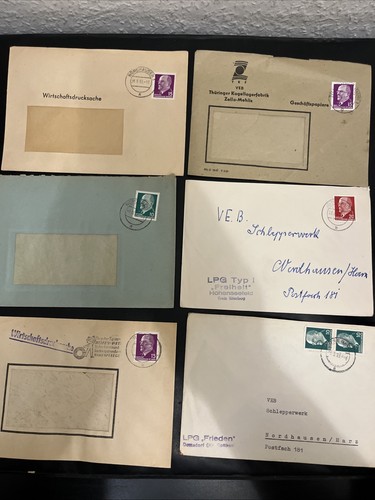 Ddr ulbricht belege - lot, -6x-