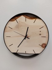 Wanduhr 8 Zirbe 40cm Uhr aus