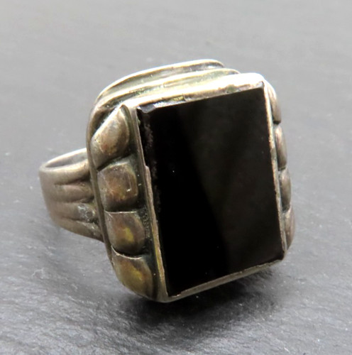 Art deco ring 835er - 835er, silber