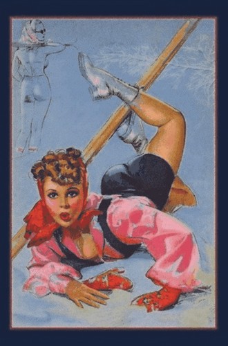 Blechschild 20x30 pin - pin, girl