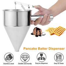Backen Kuchen Teig Kolben Trichter Edelstahl Sahne Dosier Spender Küche