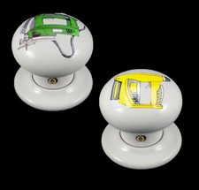 White porcelain Türknauf Set 60mm Handyman Zubehör Design