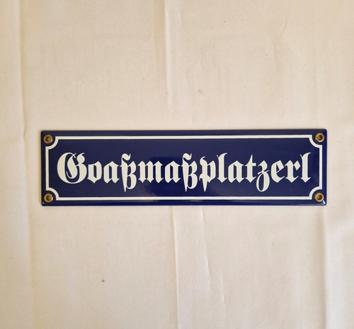 Emaille schild - emaille,