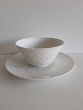 KPM Berlin Feldblume Sauciere Design Trude Petri 1.Wahl weiß TOP !!! RAR !!! (1)