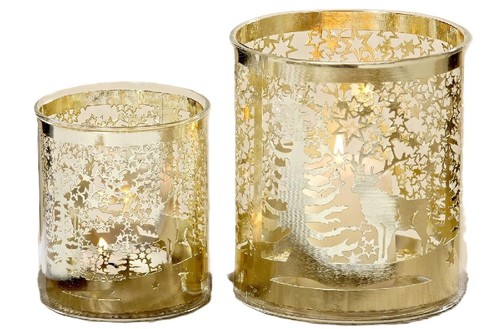 Windlicht slaja glas - glas, 2