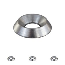 Vollmetallrosetten Edelstahl