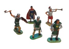 Elastolin  4 cm Ritter Eisenherz, Gewain Und Weitere Normannen