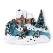 Weihnachtsstadt beleuchtet