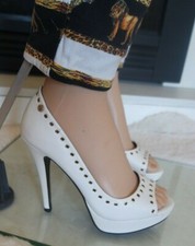 Versace jeans high heel pumps - jeans,
