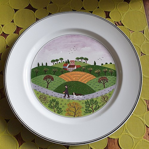 Design naif speiseteller - v&b,