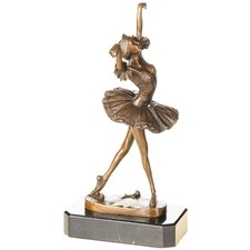 Bronze Skulptur Ballerina auf