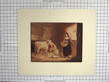 Original alter antiker Druck