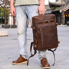 Vintage Leder Jagd Rucksack