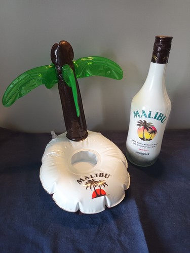 Malibu flasche leer also deko - flasche,