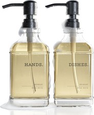 Seifenspender Set Glas - 2er