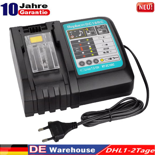 Ladegerät dc18rc für makita - ladegerät,