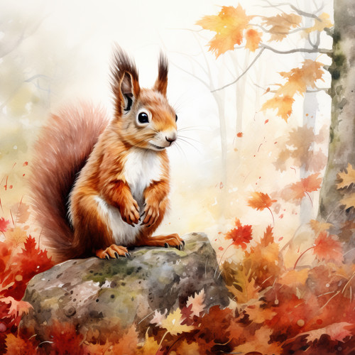 Deko bild eichhörnchen - bild,