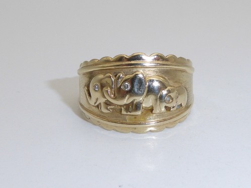 585 gelbgold 14k gold ring - gold,