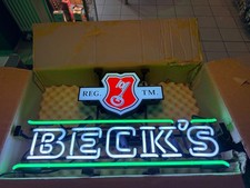 Beck´s Leuchtreklame Neon