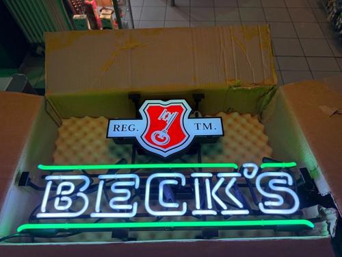Beck leuchtreklame neon - beck´s,
