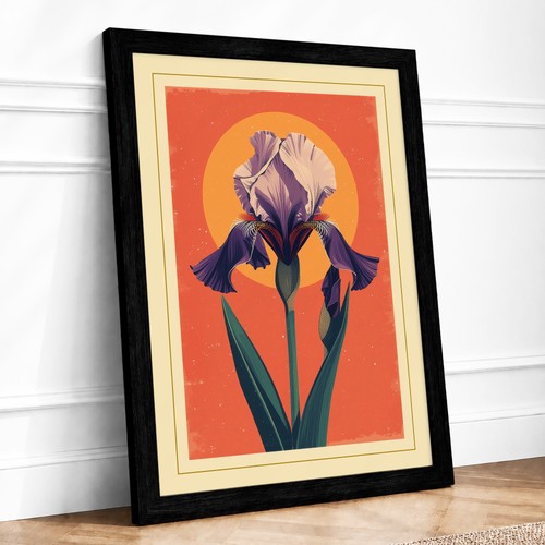 Iris goldenen licht - iris, im