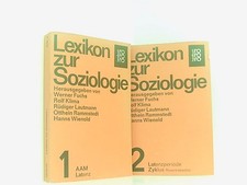 Lexikon zur Soziologie Band 1