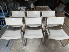 6x Original Vintage Matteo Grassi Design-Stühle Freischwinger MG5