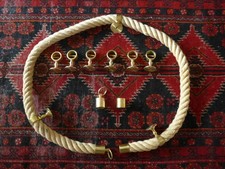 Handlaufset für Seil Messing