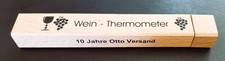 Weinthermometer aus Glas in