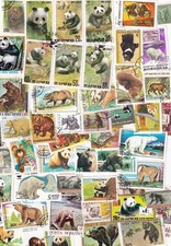 50 verschiedene Briefmarken