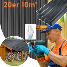 20x Wellplatten Dachplatten