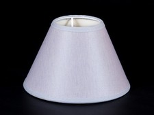 Lampenschirm Rund 15 cm silber rosé Kronleuchter Tischleuchte Wandleuchte e14 