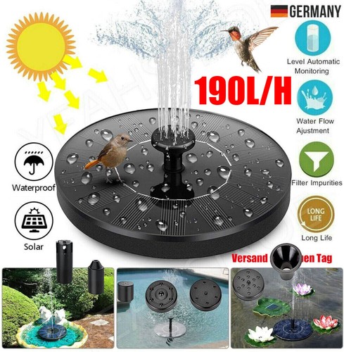 Solarpumpe springbrunnen - solarpumpe,