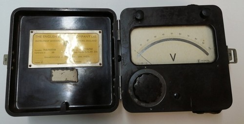Vintage voltmeter english - vintage,