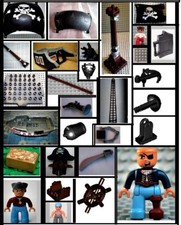 Lego Duplo Piraten Schiff Ersatzteile 7881 7880 Segel Mast Anker Drache Kanone