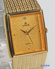 LORUS (2509) Quarz, feines Milanaise-Band - Ref.V515-530, Mineral-Glas - 10-er