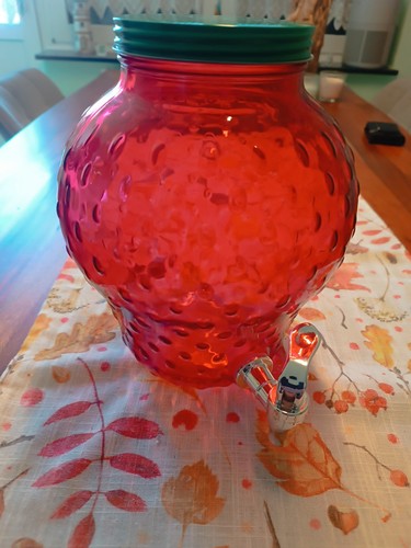Glas getränkespender mit - glas,