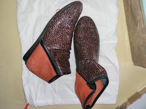 Arche stiefelette rot - stiefelette,, rot/orange