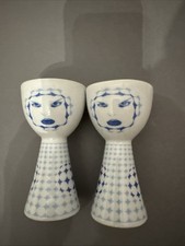 2 Eierbecher Set OP Art 70 er