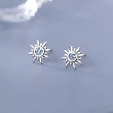 Sonnen Ohrringe echt 925