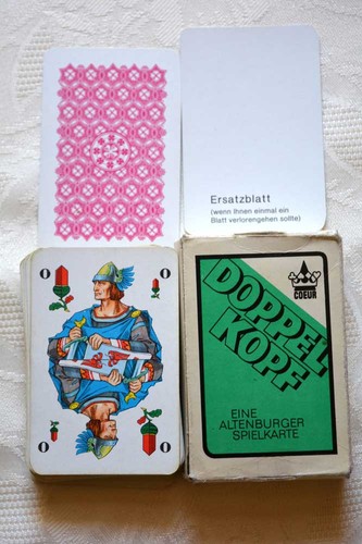 Doppelkopf spielkarte - doppelkopf,
