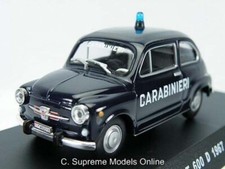 FIAT 600D MODELL POLIZEI