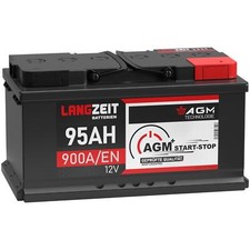 LANGZEIT AGM Batterie 95Ah 12V