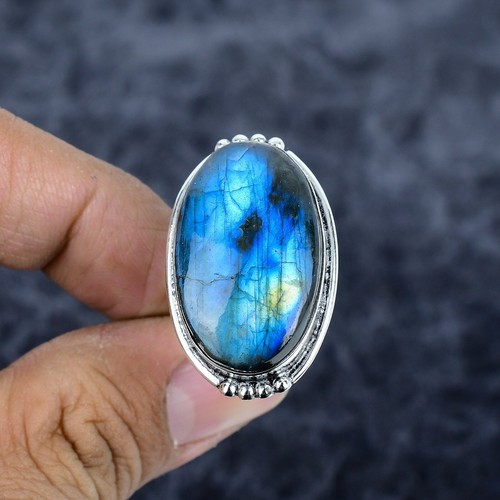Natürlicher blauer labradorit - natürlicher,