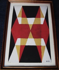 Heinz Friedrich Kirchner 1926-2000, Abstrakte Komposition, Gouache, um 1960