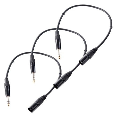 Xlr kabel klinke - 0,5m,