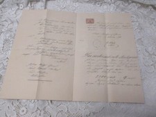 1891 LIEBETHAL (Pirna)  TISCHLER Gustav Adolph Ettrich HYPOTHEKENBRIEF
