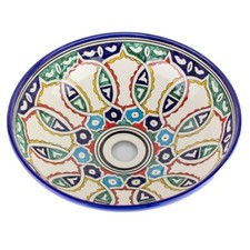 Keramik Waschbecken Rund  Ø40