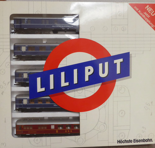 Liliput 838 personenwagenset - liliput, ;