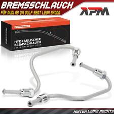 2x Bremsleitung Bremsrohr Hinten L+R für Audi A3 VW Golf Seat Leon Skoda Octavia